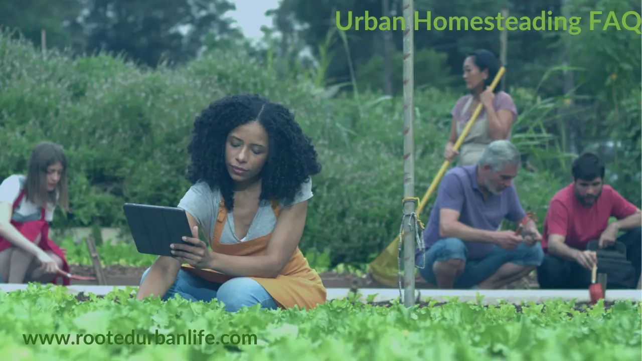 People gardening together 