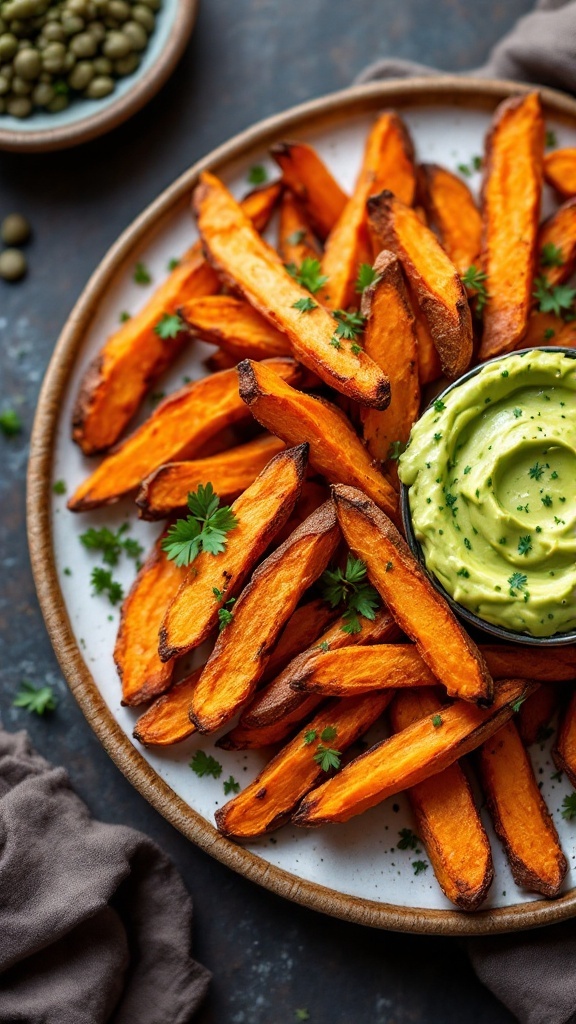 baked sweet potato fries